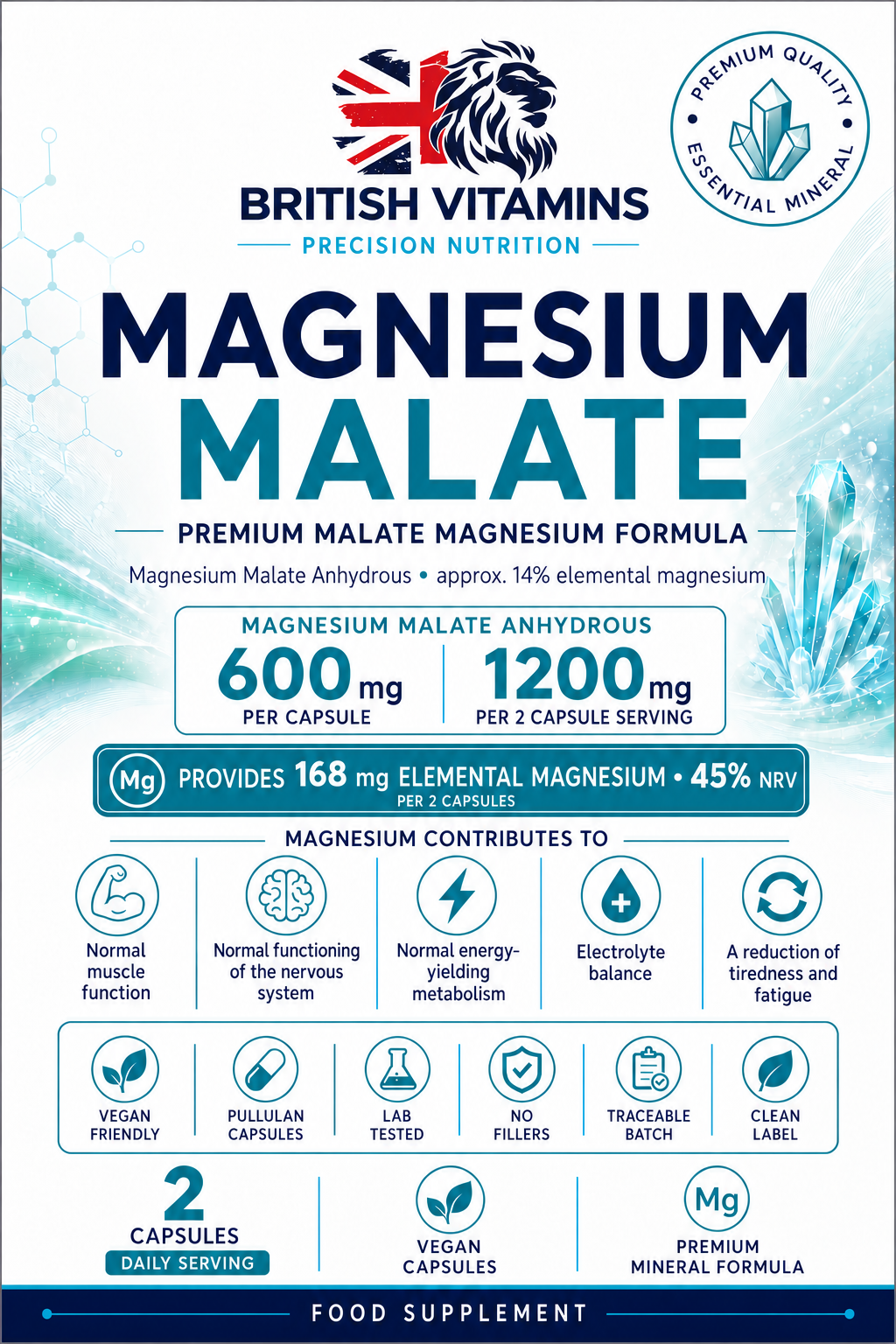 Magnesium Malate – universal front label