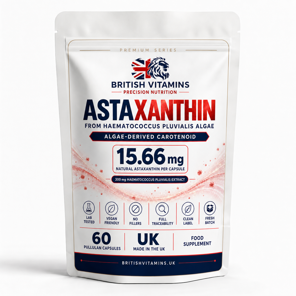 Astaxanthin from Haematococcus pluvialis extract