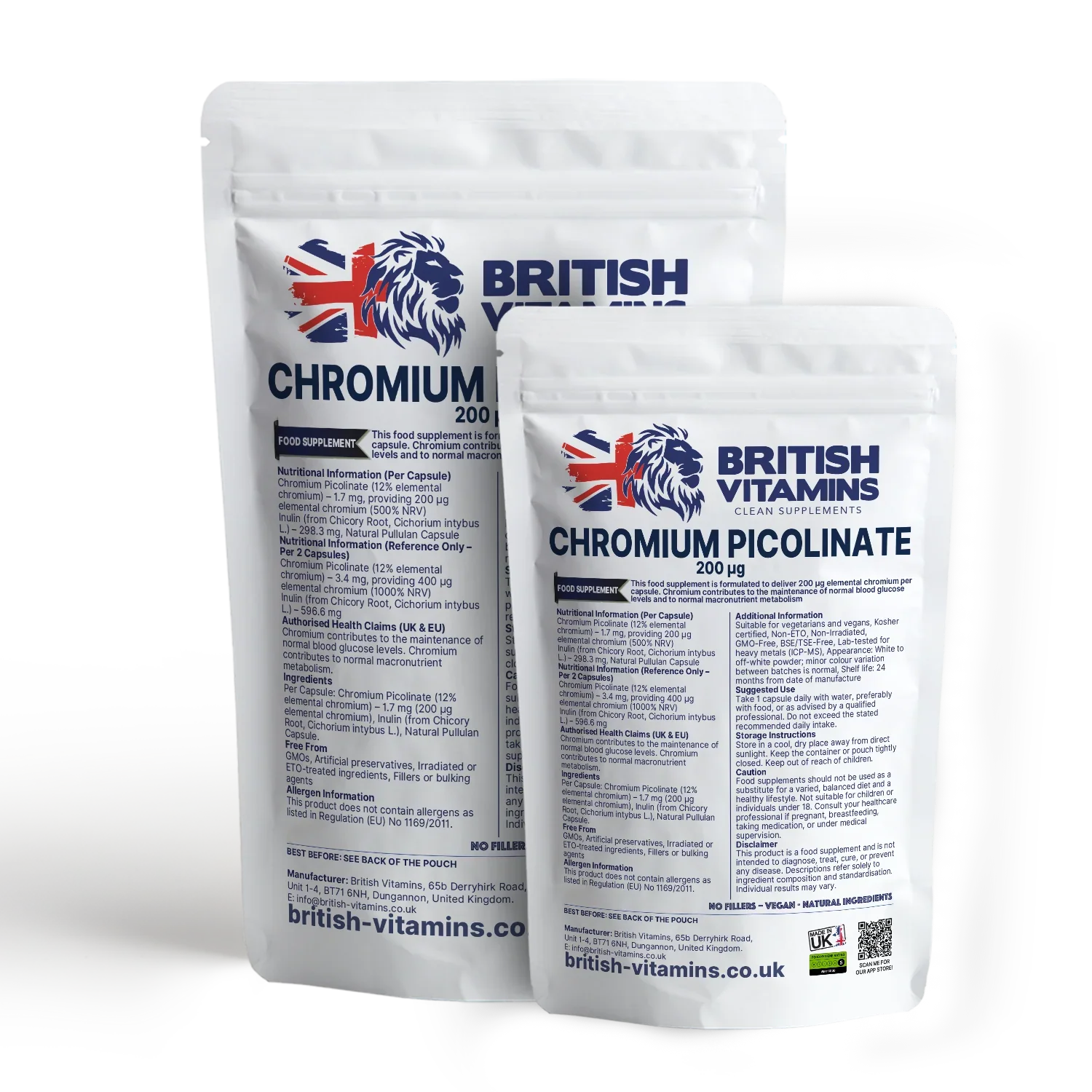 Chromium Picolinate 200 British Vitamins