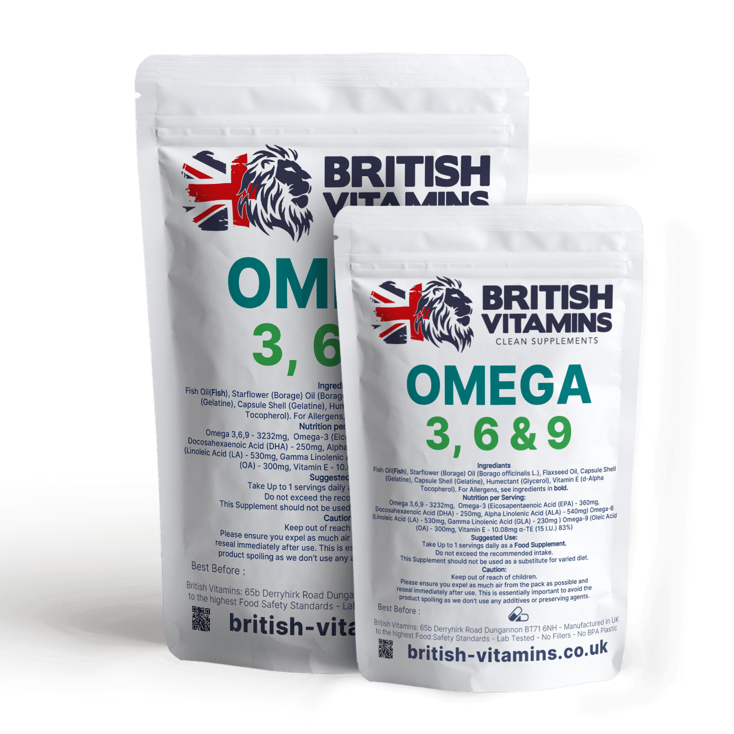 Omega 3, 6 & 9 Fish Oil 1000mg