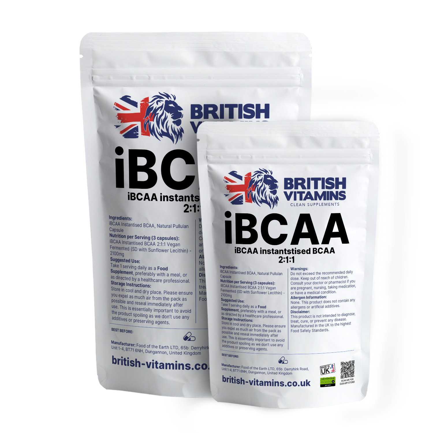 iBCAA 2:1:1 2100mg in Capsules