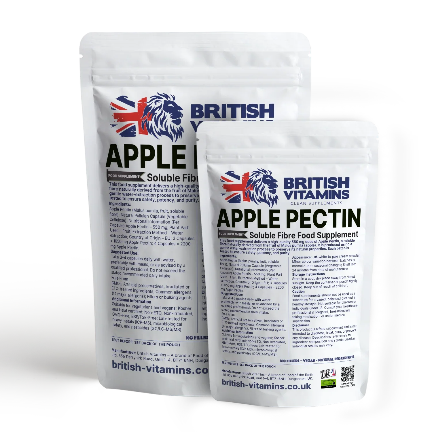 Apple Pectin British Vitamins