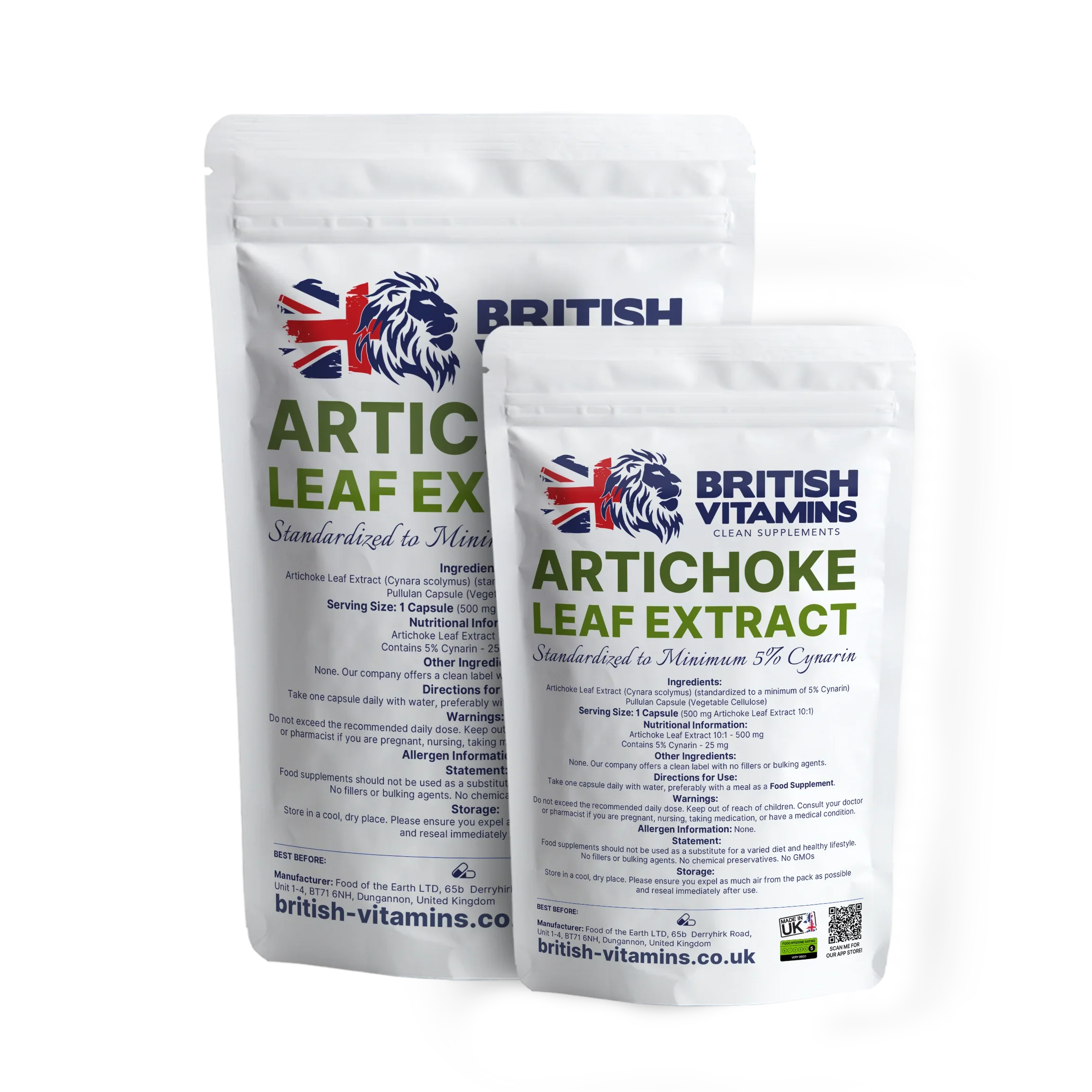 Artichoke Leaf Extract 500mg Health & Beauty:Vitamins & Lifestyle Supplements:Vitamins & Minerals British Vitamins