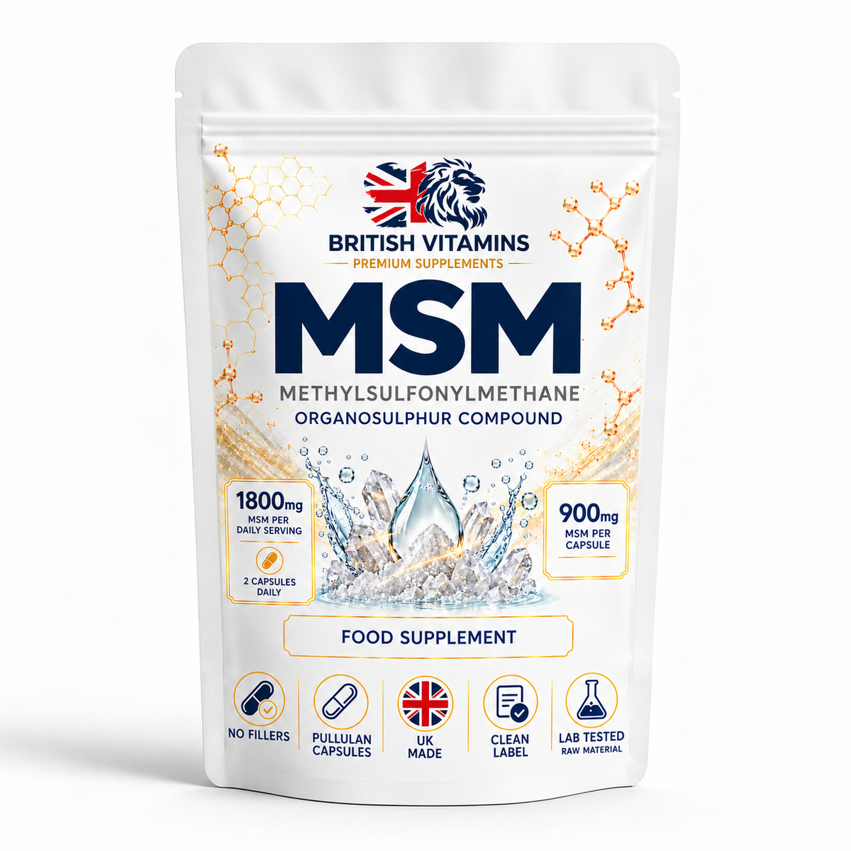 MSM 900mg msm Vegan Capsules