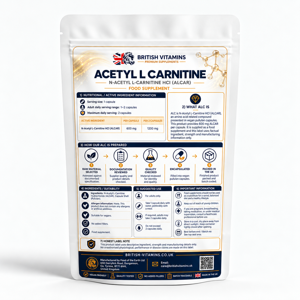 Acetyl L-Carnitine ALC (ALCAR)