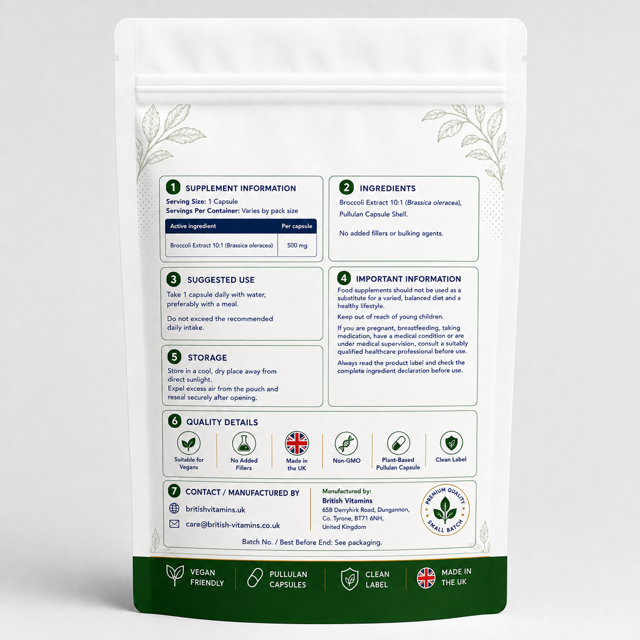 Broccoli Extract 500mg