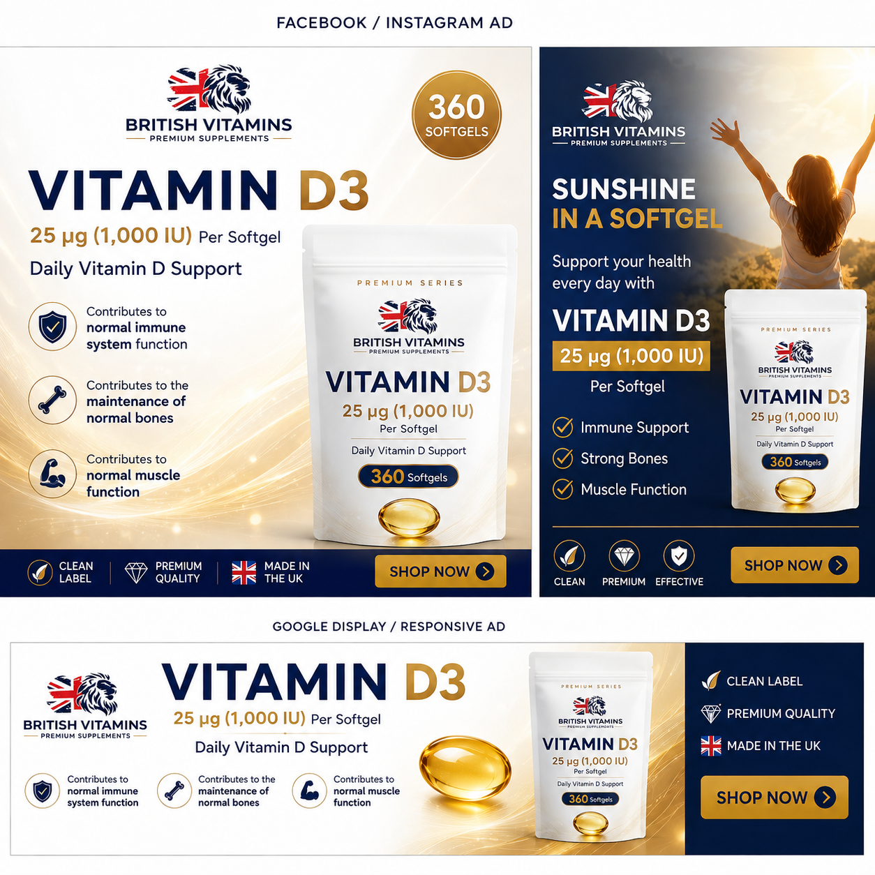 Vitamin D3 1000iu Softgels Buy 1 get 1 Free