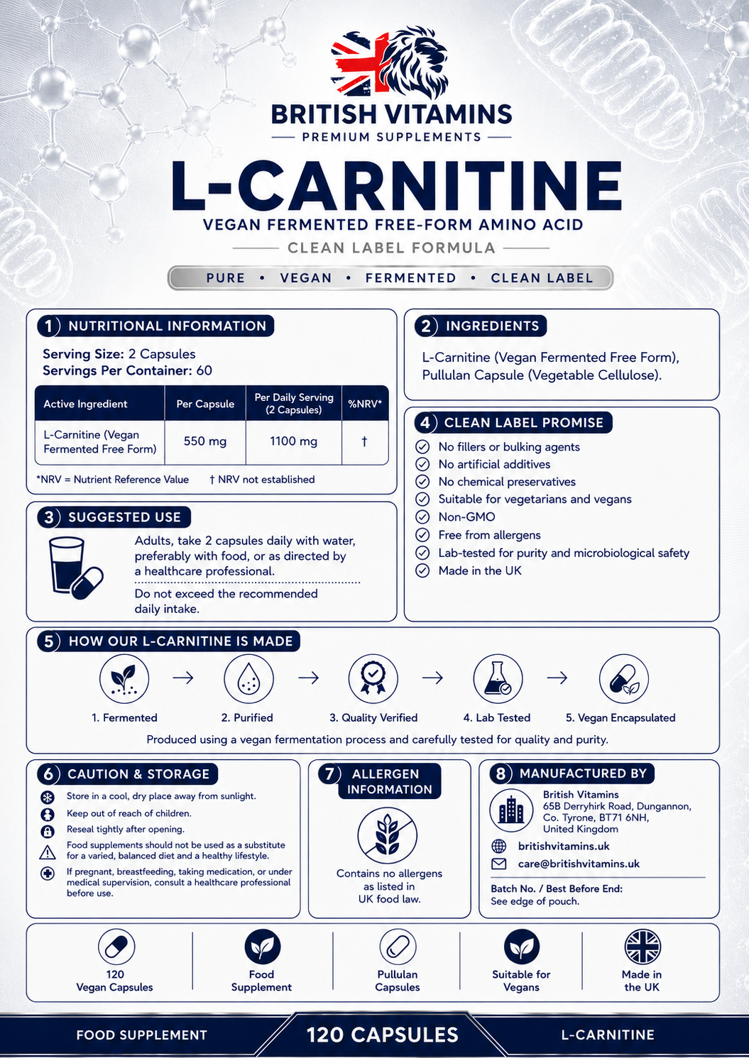 L-Carnitine in Capsules