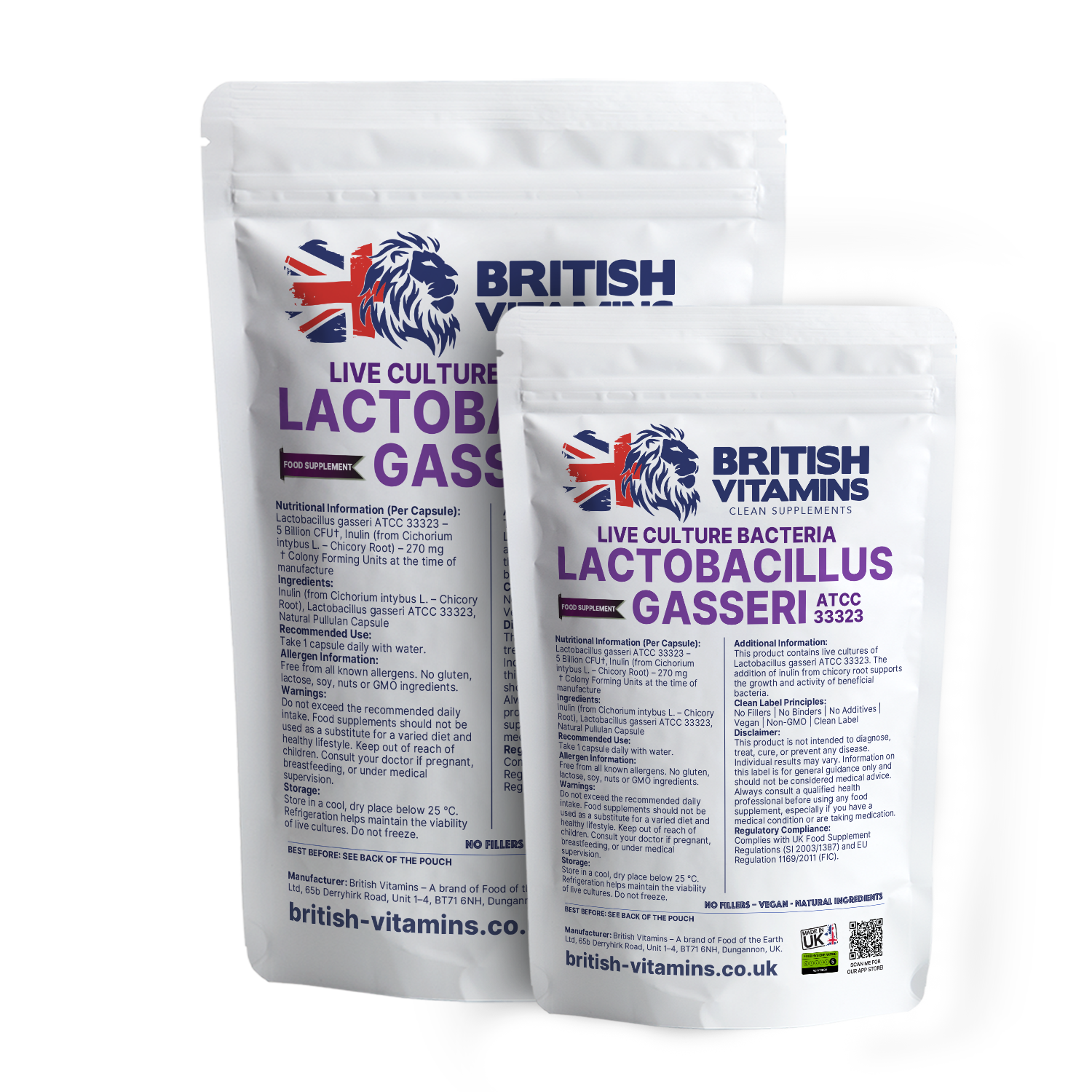 Lactobacillus Gasseri 5 Billion CFU Live Cultures bacteria