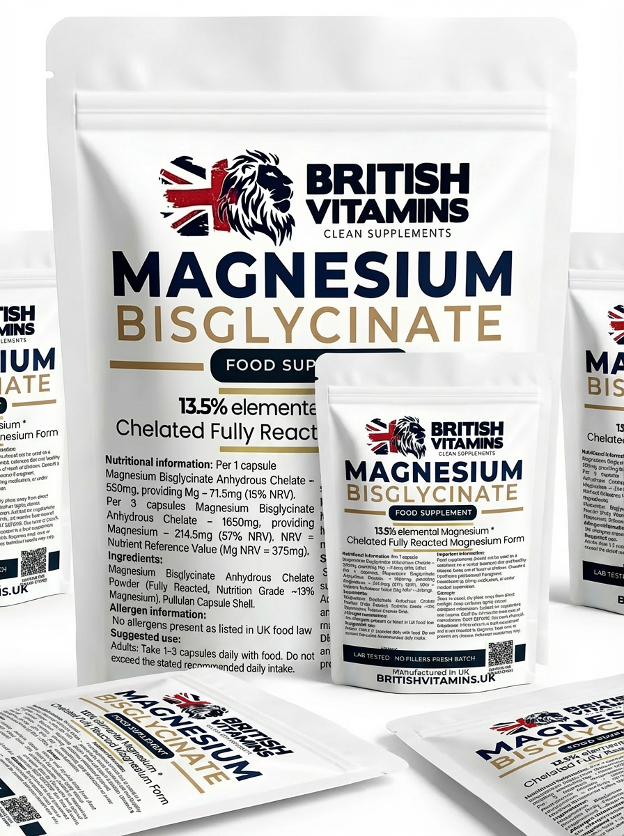 Magnesium Bisglycinate Capsules 13.5% el Mg
