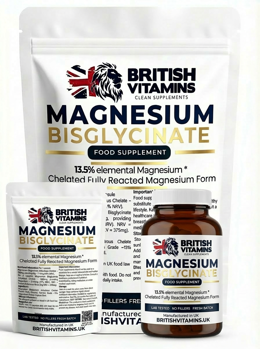 Magnesium Bisglycinate Capsules 13.5% el Mg