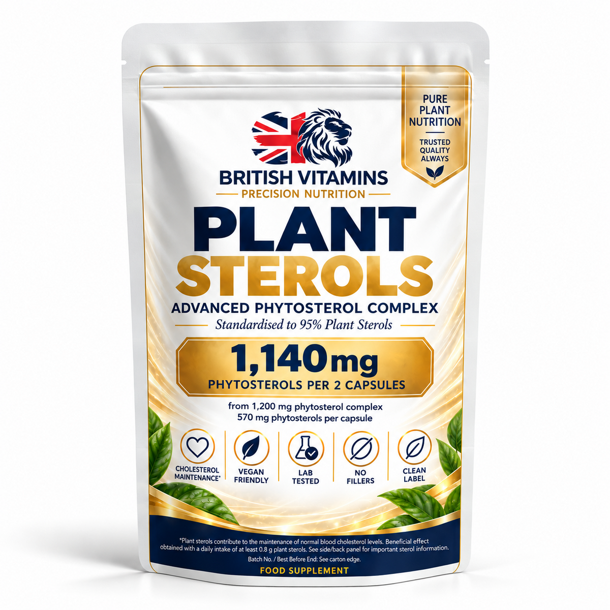 Plant Sterols Phytosterols Vegan Capsules
