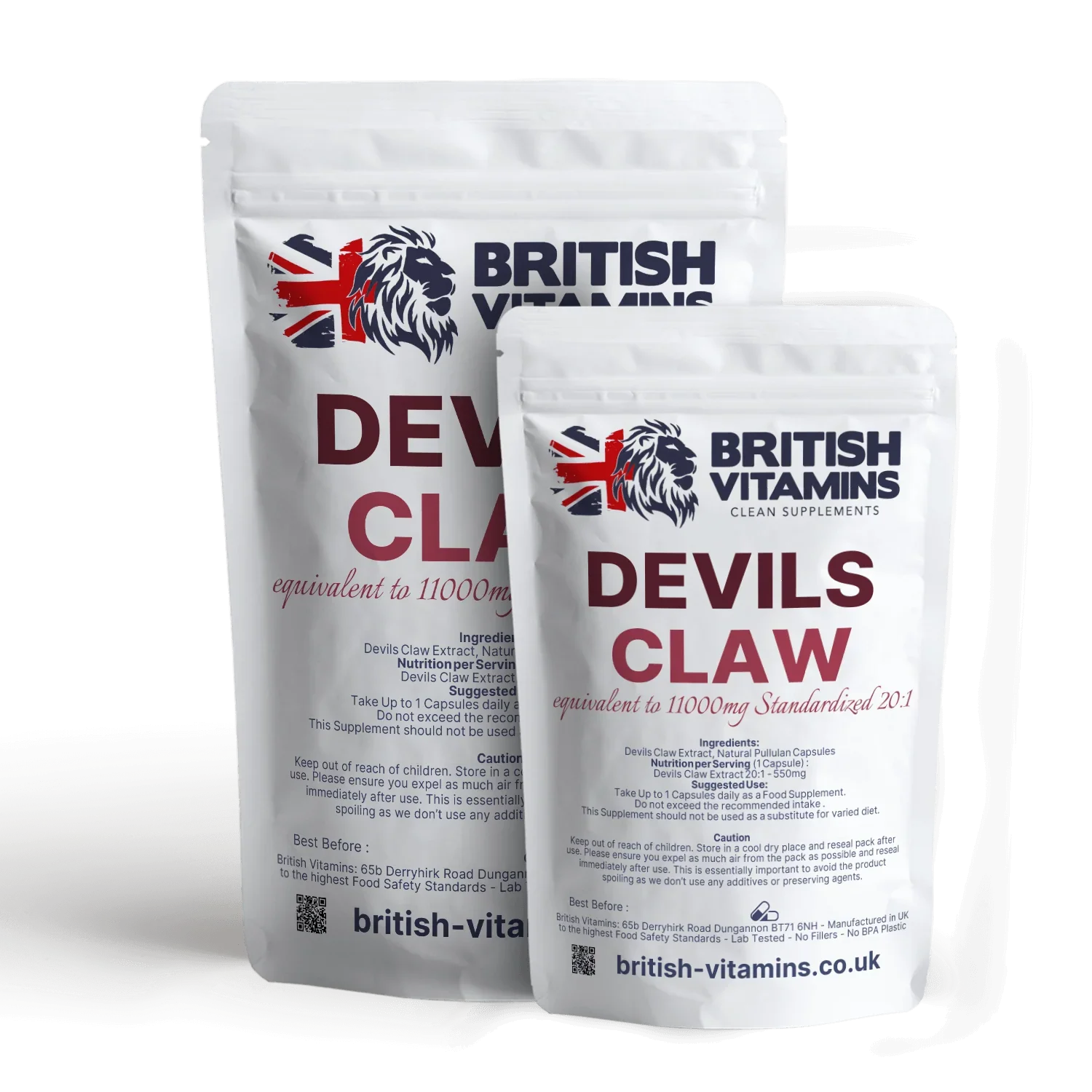 Devils Claw Extract 20:1 11000mg Extract Health & Beauty:Vitamins & Lifestyle Supplements:Vitamins & Minerals British Vitamins 5 Capsules ( Sample )