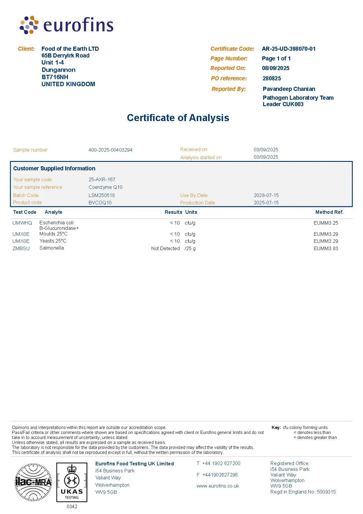 British Vitamins Co-Enzyme Q10 Ubiquinone 100 60 capsules health and lifestyle food supplement